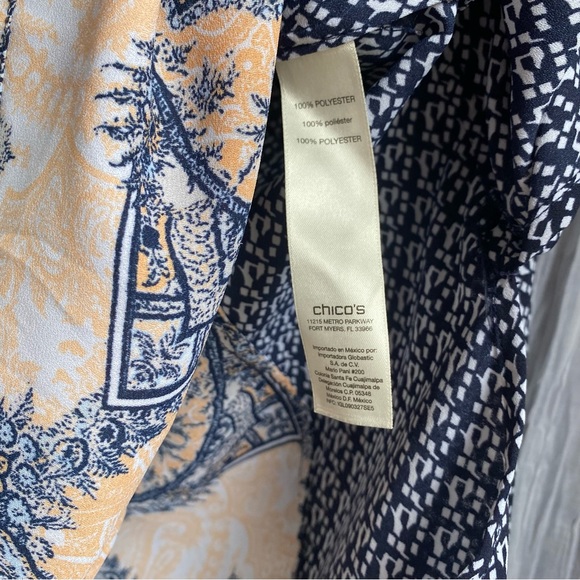 Chico’s Paisley Print Blouse - Picture 5 of 6